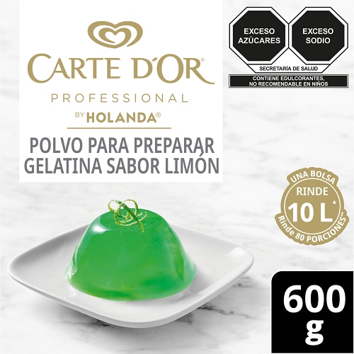 Carte D'Or® Gelatina de Limón 600 g - Polvo para preparar gelatina sabor limón