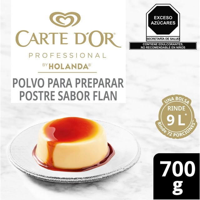 Carte D'Or® Flan sabor Vainilla 700 g - Polvo para preparar postre sabor flan