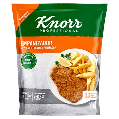 Knorr® Professional Empanizador 1 kg - Conozca Knorr Empanizador  de 1kg, ofrece el mejor sabor, color y texctura para tus platillos empanizados