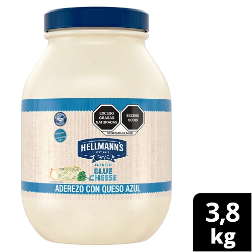 ADEREZO BLUECHEESE HELLMANN'S GALON C/3.7 LTS