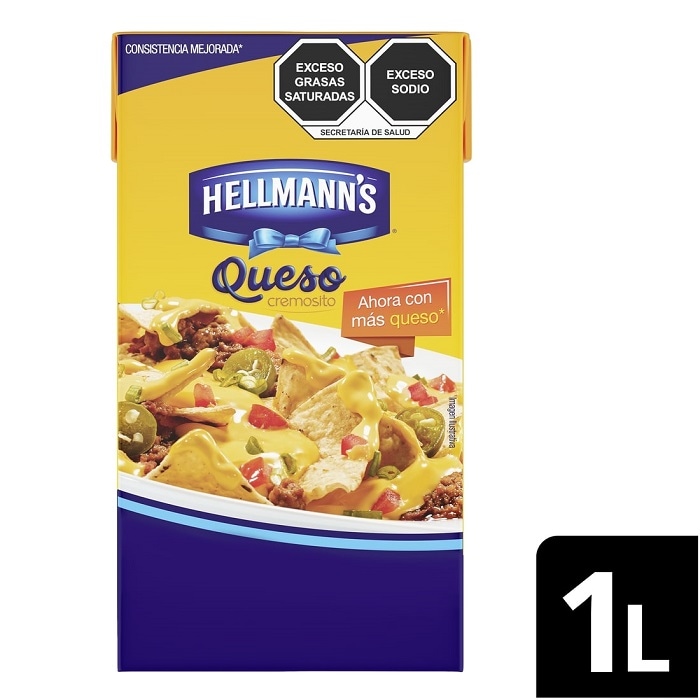 ADEREZO QUESO CHEDDAR HELLMANN'S C/1 LTR