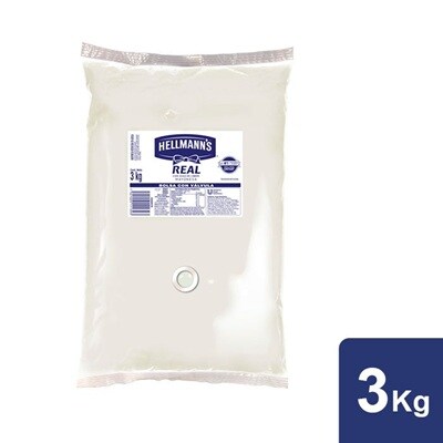 Hellmann's® Mayonesa Real 3 Kg Bolsa con válvula