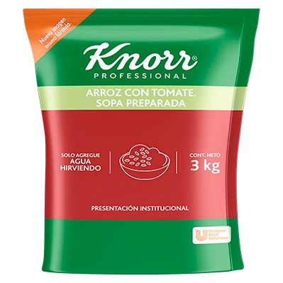 Knorr® Professional Arroz con Tomate 3Kg - Arroz con tomate. Sopa preparada