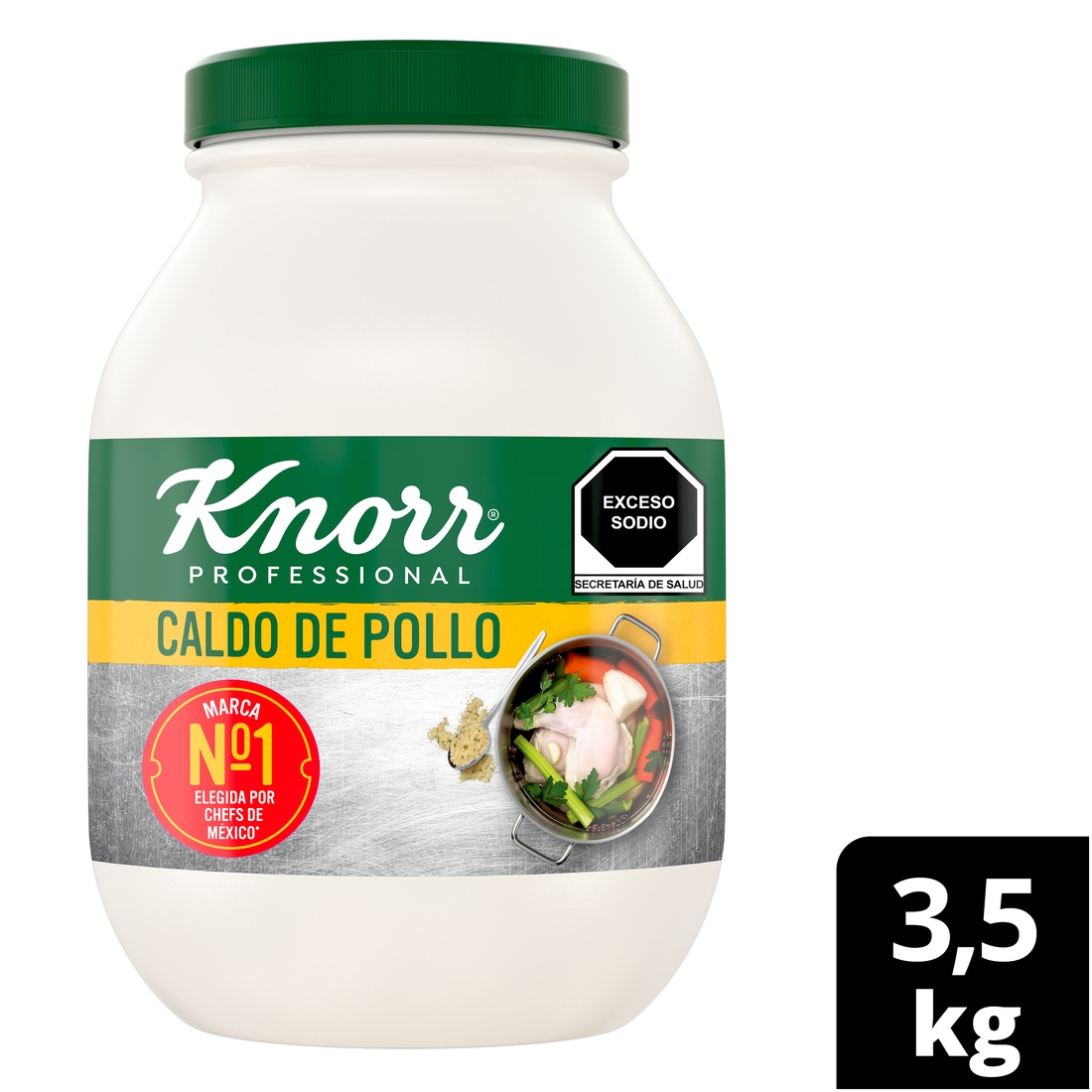 CALDO DE POLLO KNORR SUIZA GALON 3.5 KLS