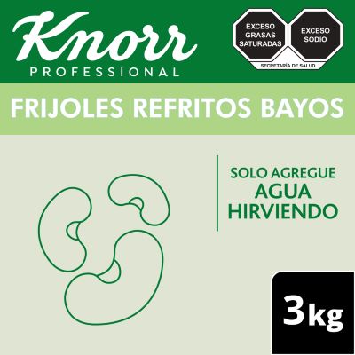 Knorr® Professional Frijoles Refritos Bayos 3 Kg