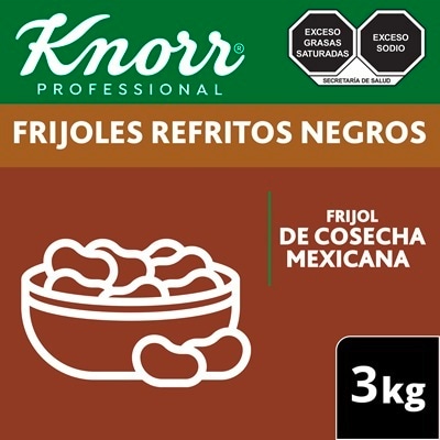 Knorr® Professional Frijoles Refritos Negros en Polvo 3 Kg