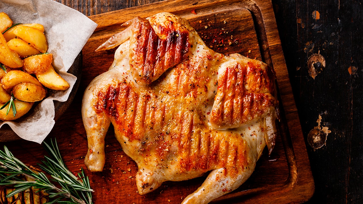 Pollo asado con romero Pollo asado con romero