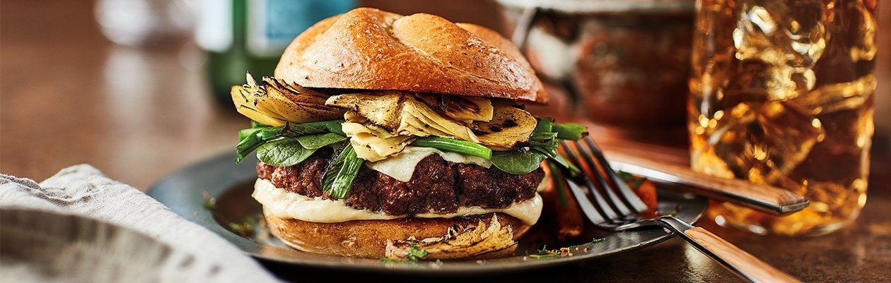 Hamburguesa de cordero Hamburguesa de cordero