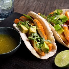 Taco Árabe con Pechuga Crispy Taco Árabe con Pechuga Crispy