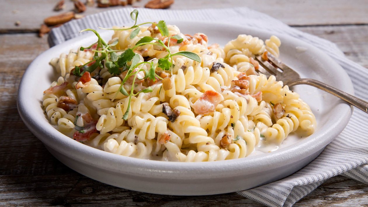 Pasta fría blue cheese con nuez Pasta fría blue cheese con nuez
