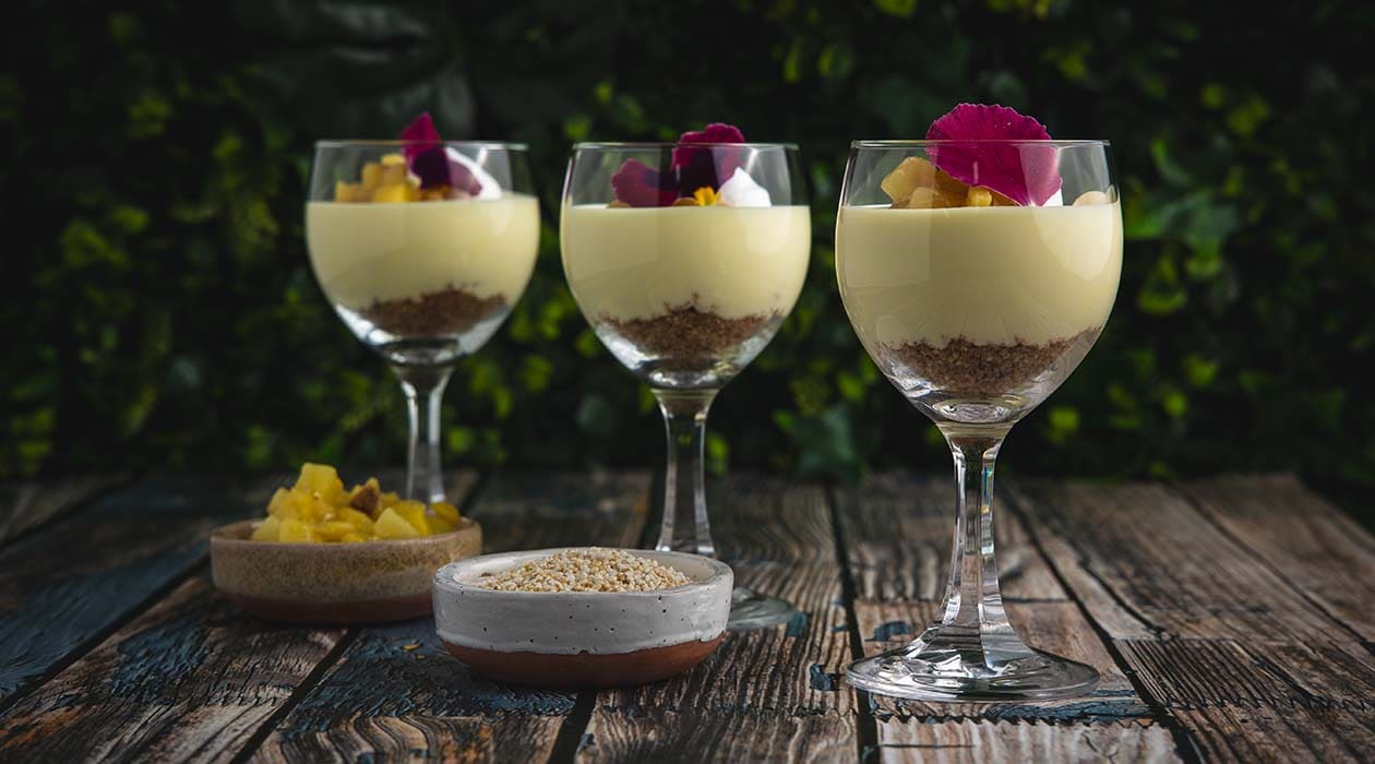 Mousse de Piña Colada
