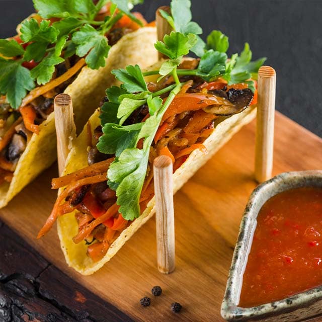 Tacos de Hongo en Adobo Tacos de Hongo en Adobo