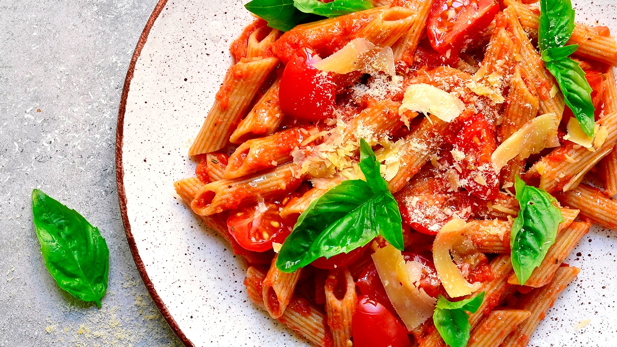 Pasta con salsa pomodoro - Receta Pasta con salsa pomodoro - Receta