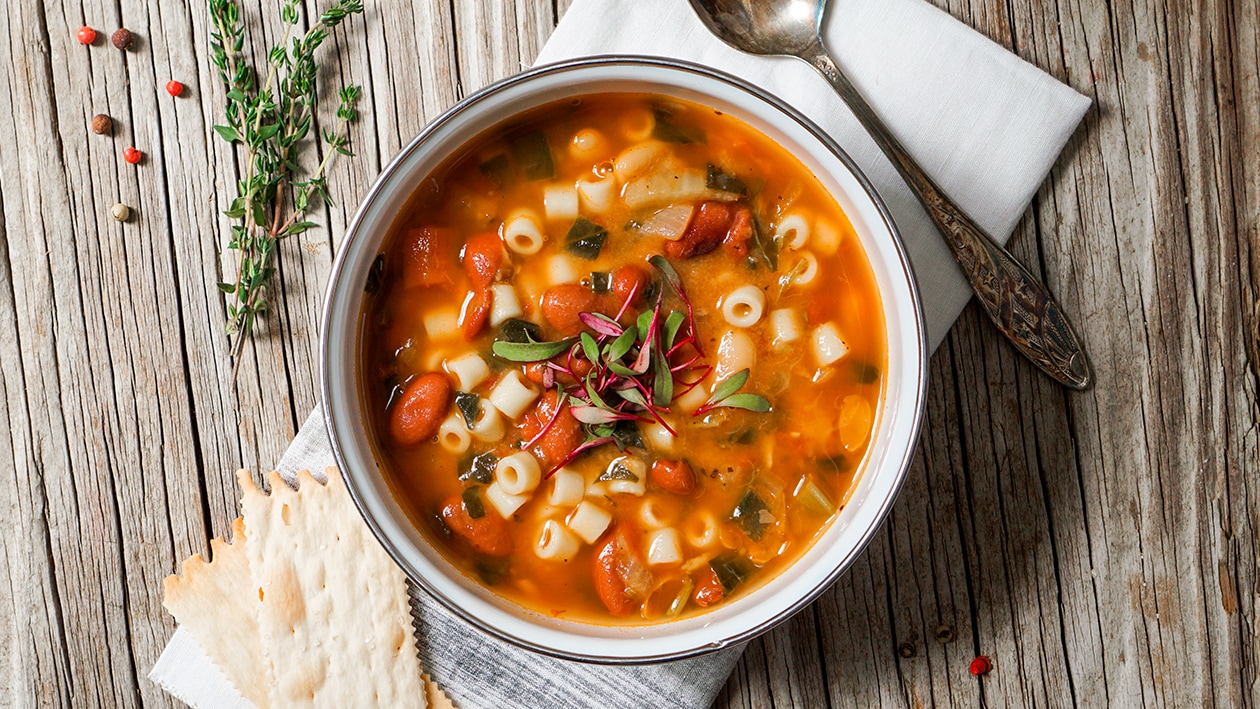 Sopa minestrone – - Receta