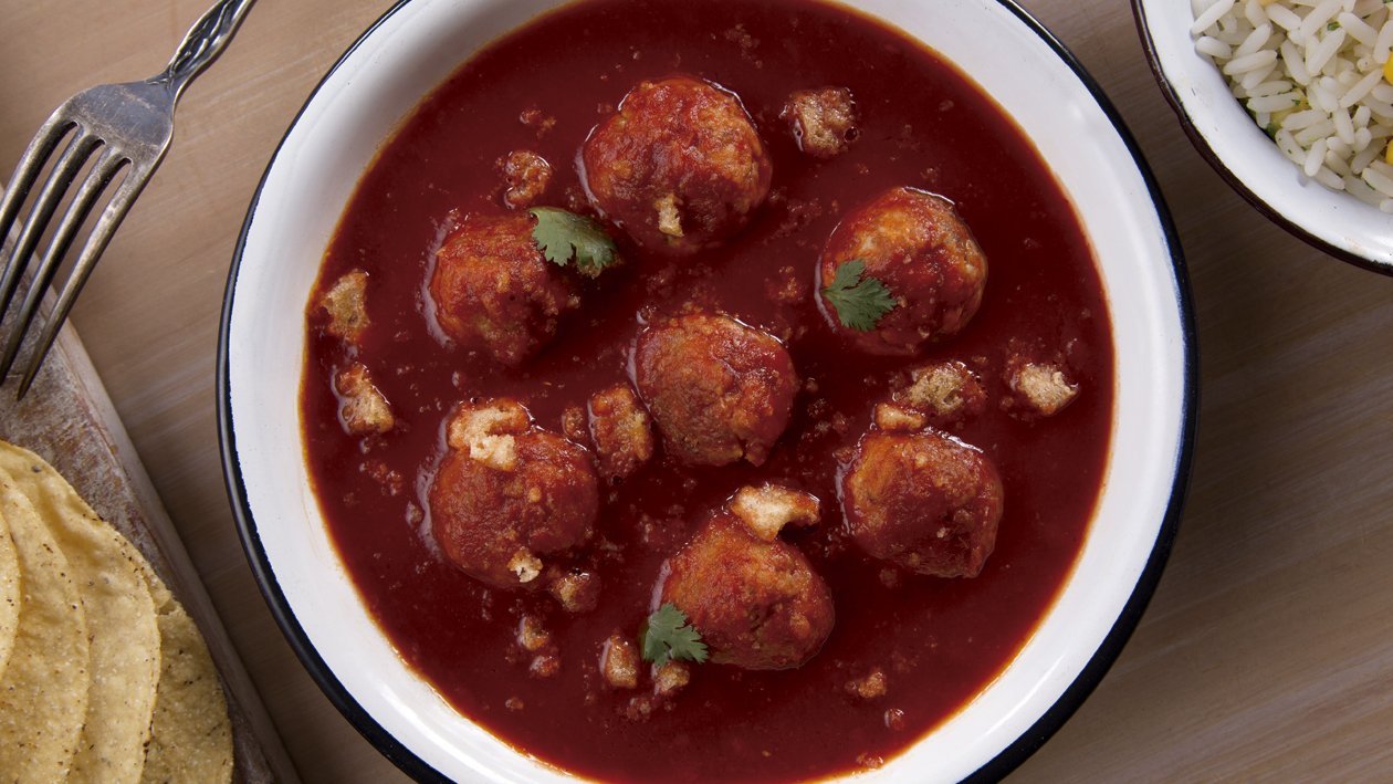 Albóndigas con Chicharrón – - Receta