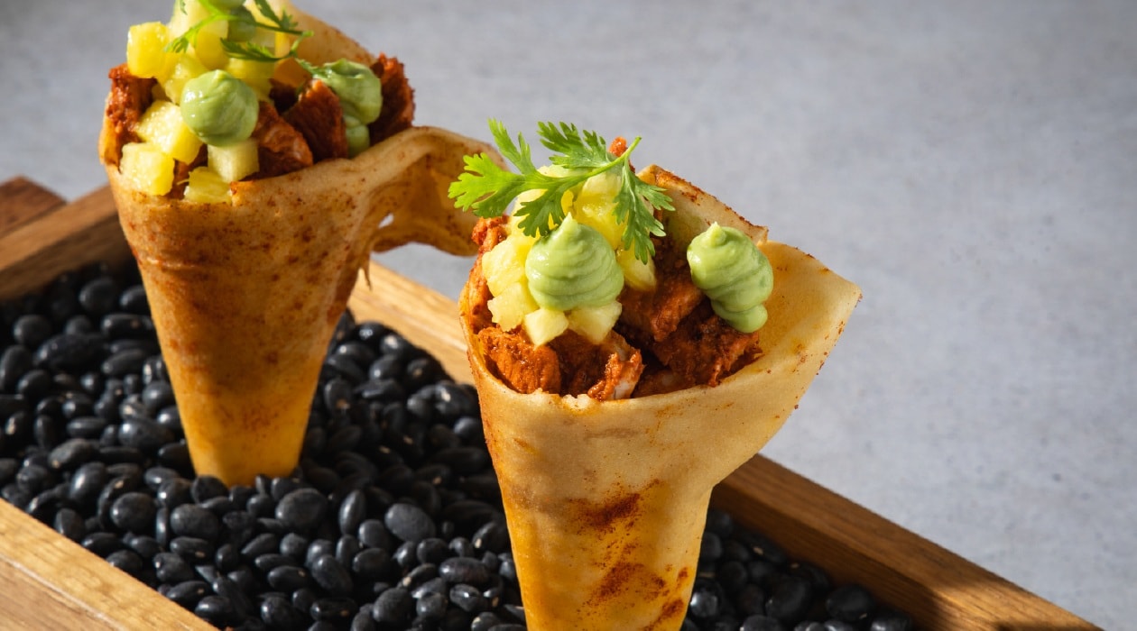 Cono Crujiente de Pastor – - Receta