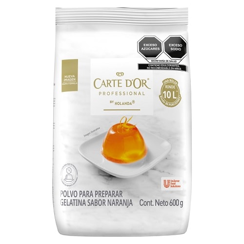 Carte D'Or® Gelatina de Naranja 600 g - Polvo para preparar gelatina sabor naranja