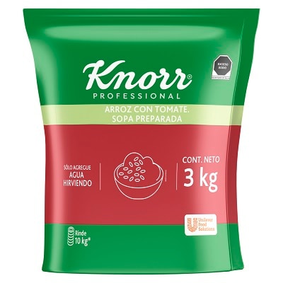 Knorr® Professional Arroz con Tomate 3 Kg - Arroz con tomate. Sopa preparada