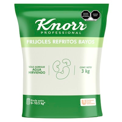 Knorr® Professional Frijoles Refritos Bayos 3 Kg - FRIJOLES REFRITOS BAYOS