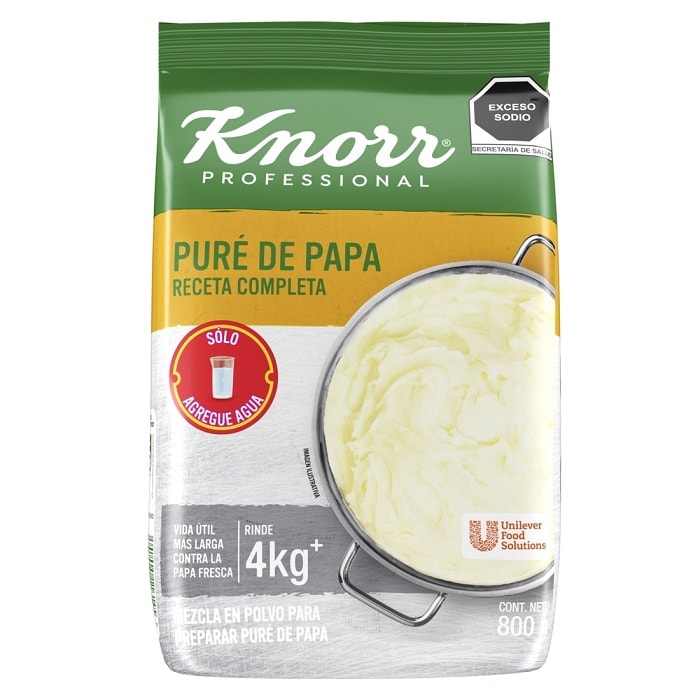 Knorr® Professional Puré de Papa 800 g - Mezcla en polvo para preparar puré de papa