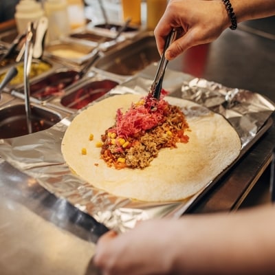 Preparar burrito