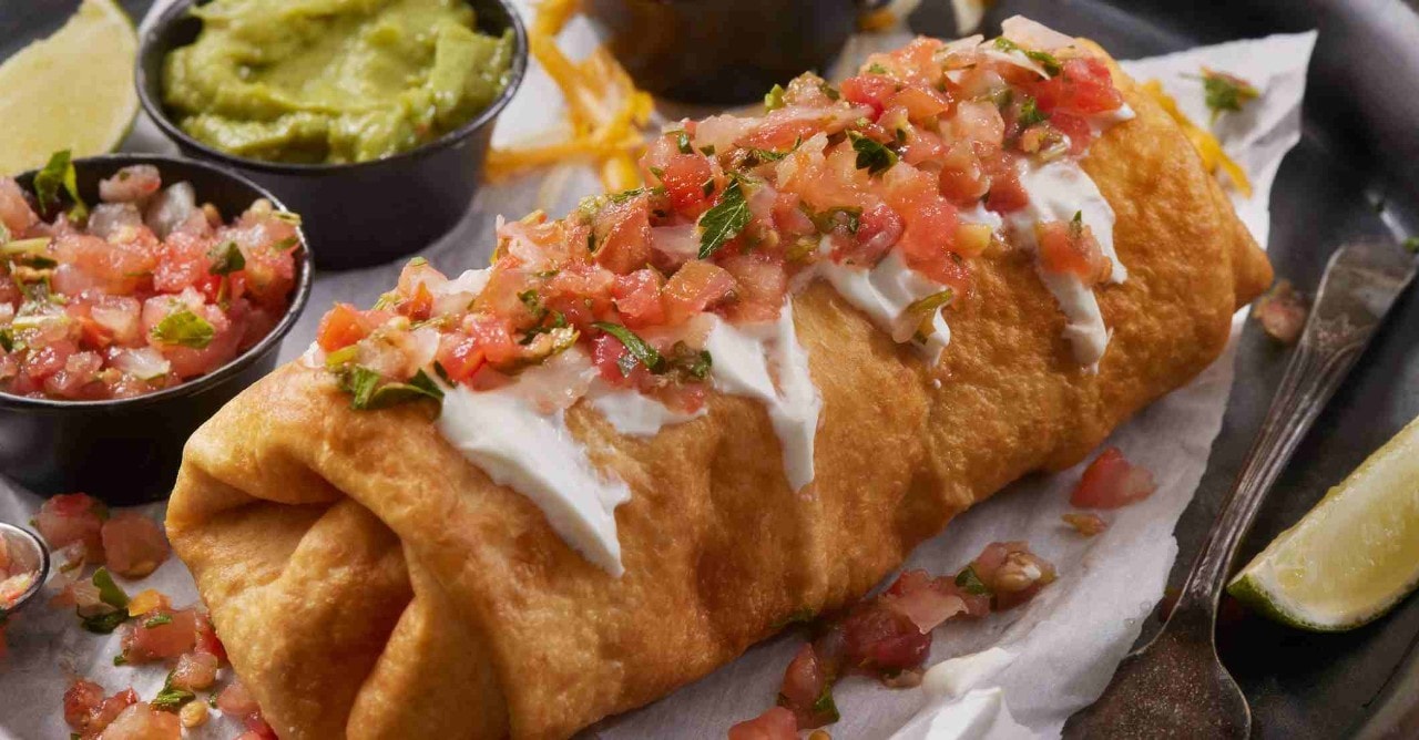 Chimichanga de pollo. Chimichanga de pollo.