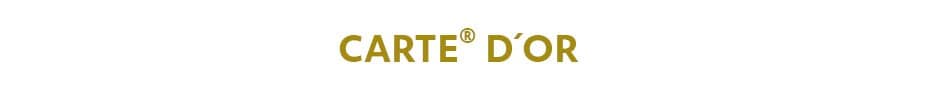 CARTE ® D'OR CARTE ® D'OR