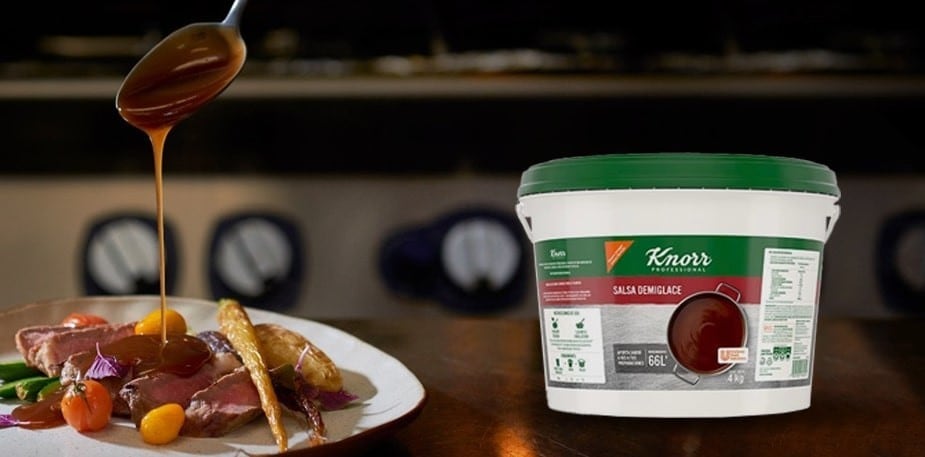Tres preparaciones con Knorr® Professional Salsa Demiglace