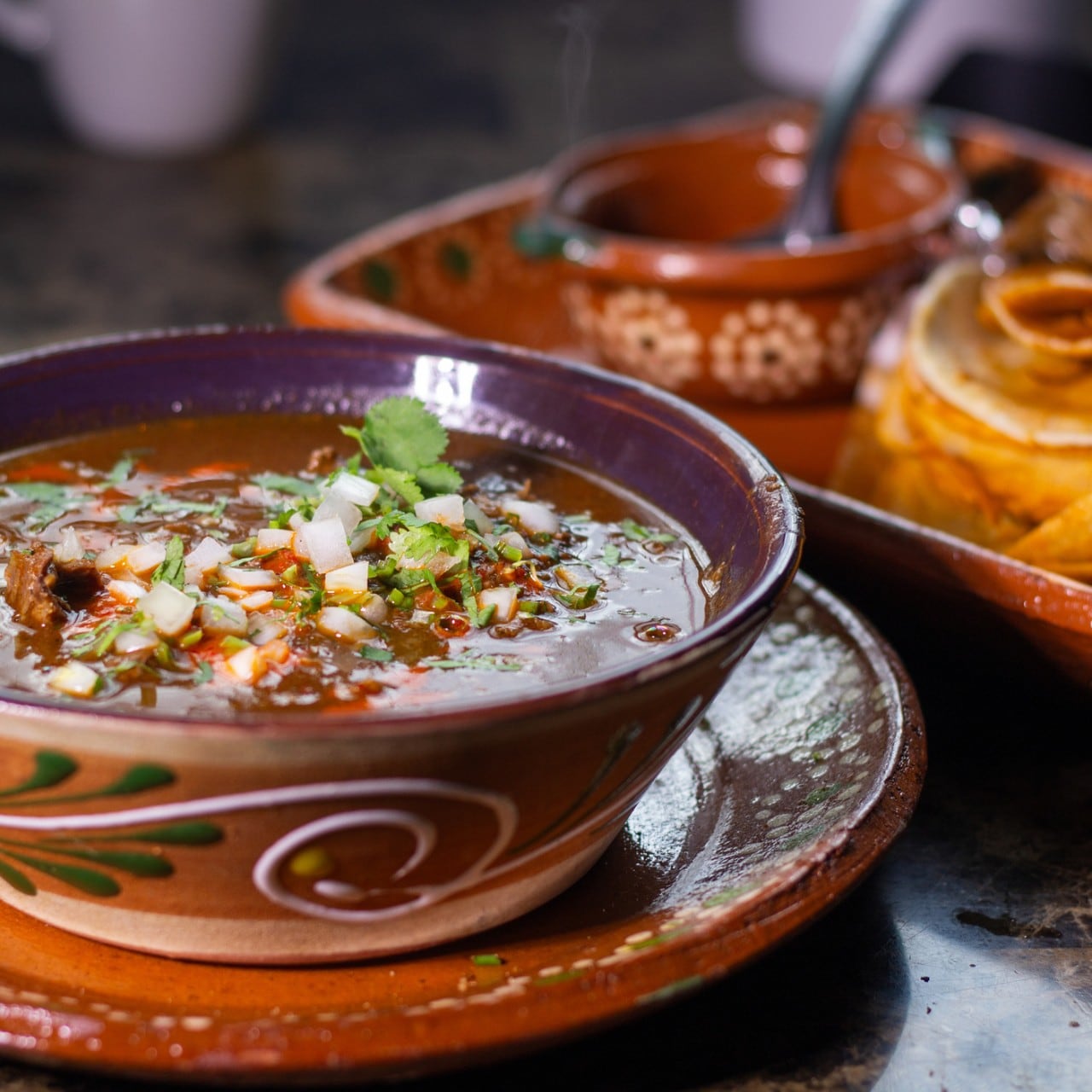 Birria de res en salsa roja. Un platillo muy tradicional. Birria de res en salsa roja. Un platillo muy tradicional.