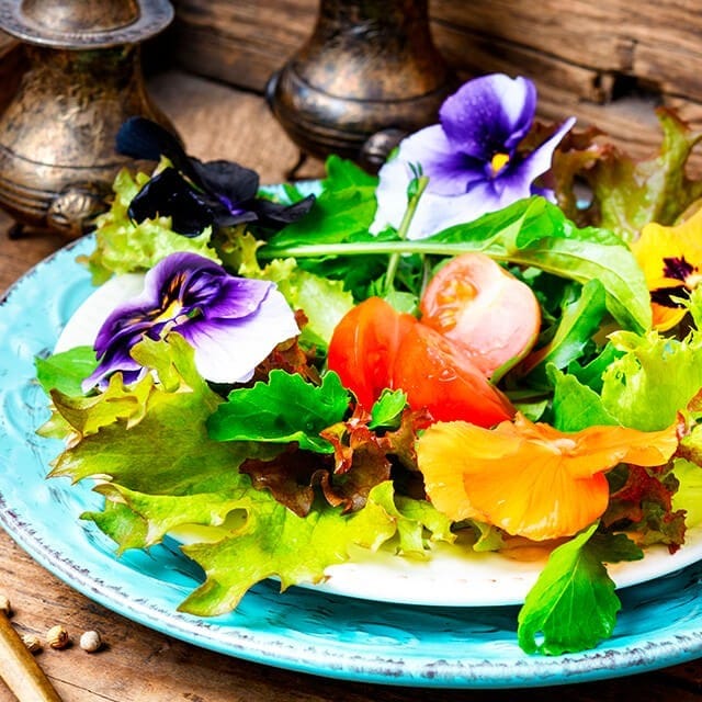 Pétalos comestibles