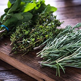 Utiliza las hierbas eficientemente